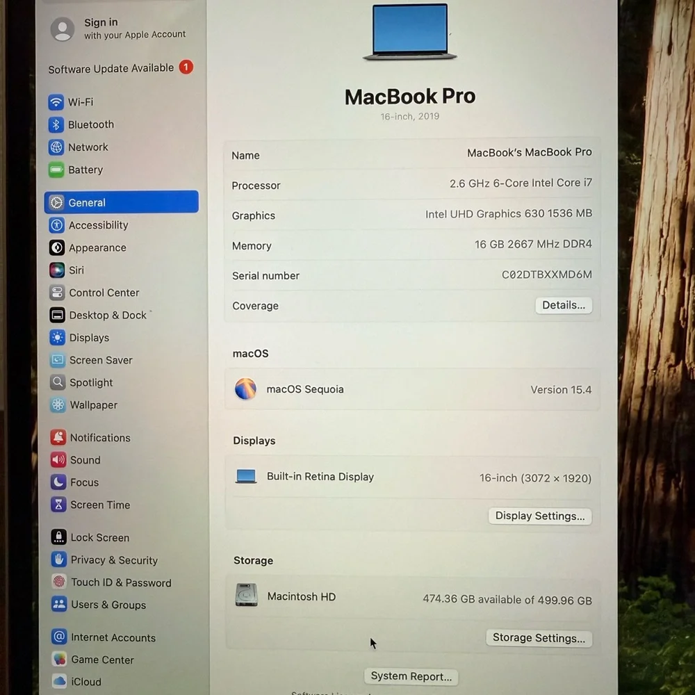 Apple MacBook Pro Laptop